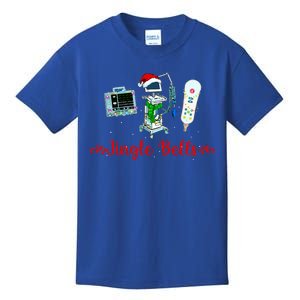 Jingle Bell Telemetry Nurse Christmas Crew Tele Tech Xmas Kids T-Shirt