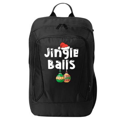 Jingle Balls Tinsel Tits Funny Matching Couple Chestnuts Meaningful Gift City Backpack