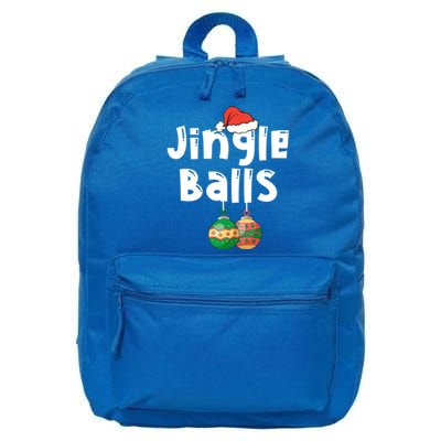 Jingle Balls Tinsel Tits Funny Matching Couple Chestnuts Meaningful Gift 16 in Basic Backpack