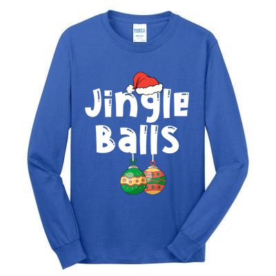 Jingle Balls Tinsel Tits Funny Matching Couple Chestnuts Meaningful Gift Tall Long Sleeve T-Shirt