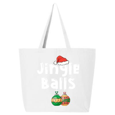 Jingle Balls Tinsel Tits Funny Matching Couple Chestnuts Meaningful Gift 25L Jumbo Tote