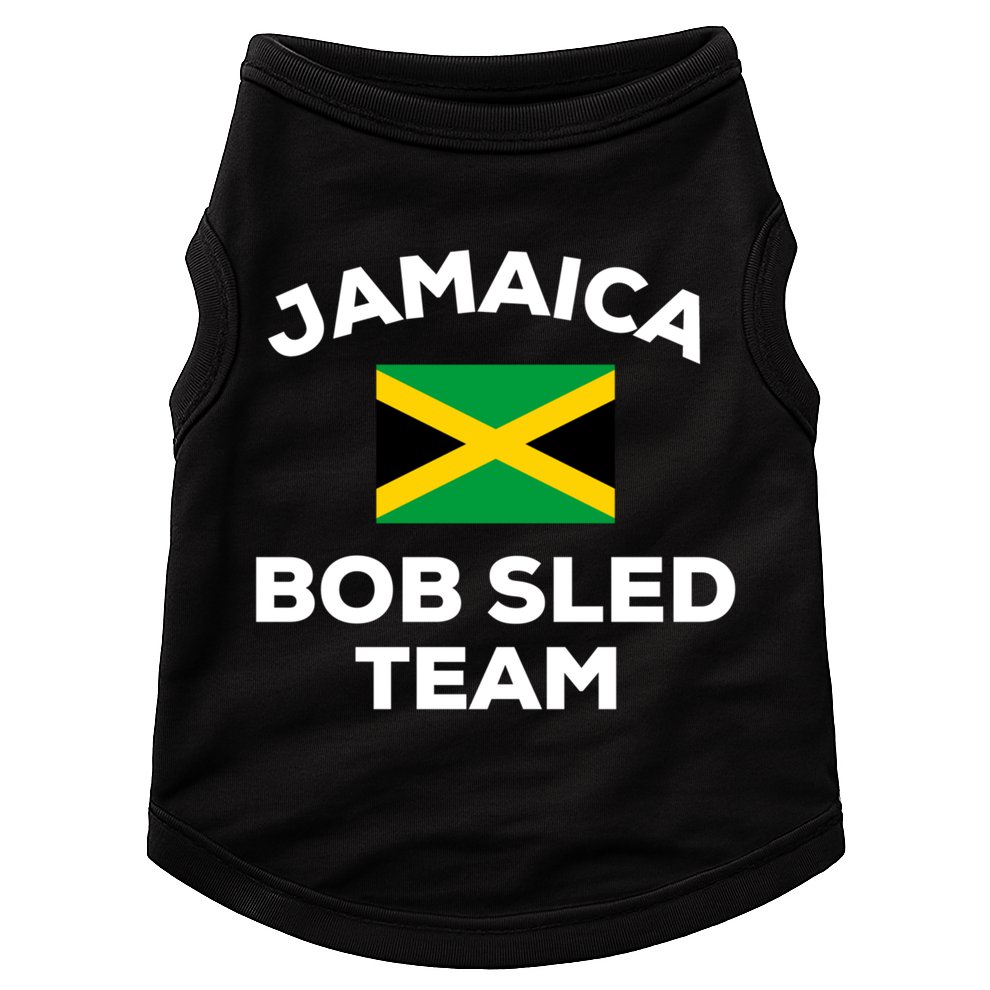 Jamaica Bobsled Team Jamaican Flag Gift Doggie Tank