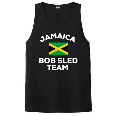 Jamaica Bobsled Team Jamaican Flag Gift PosiCharge Competitor Tank