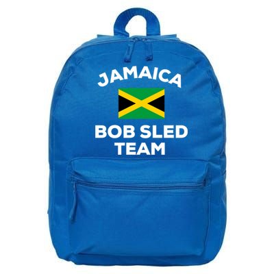 Jamaica Bobsled Team Jamaican Flag Gift 16 in Basic Backpack