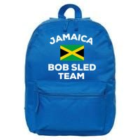 Jamaica Bobsled Team Jamaican Flag Gift 16 in Basic Backpack