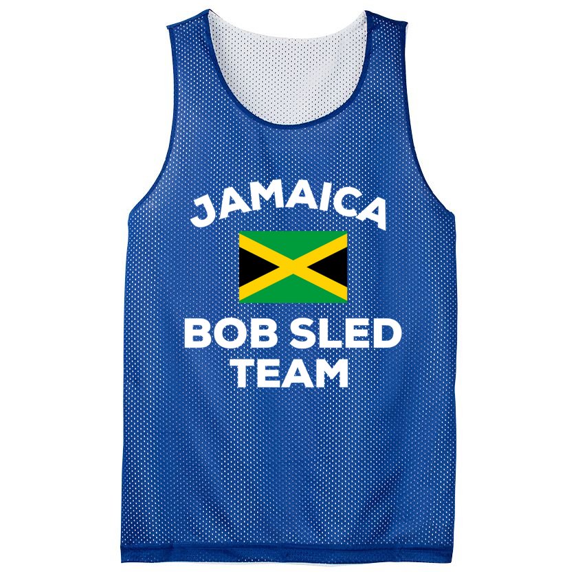 Jamaica Bobsled Team Jamaican Flag Gift Mesh Reversible Basketball Jersey Tank