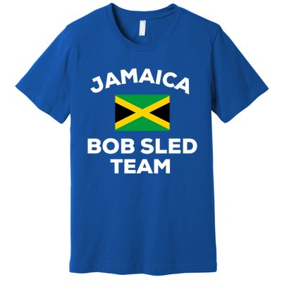 Jamaica Bobsled Team Jamaican Flag Gift Premium T-Shirt