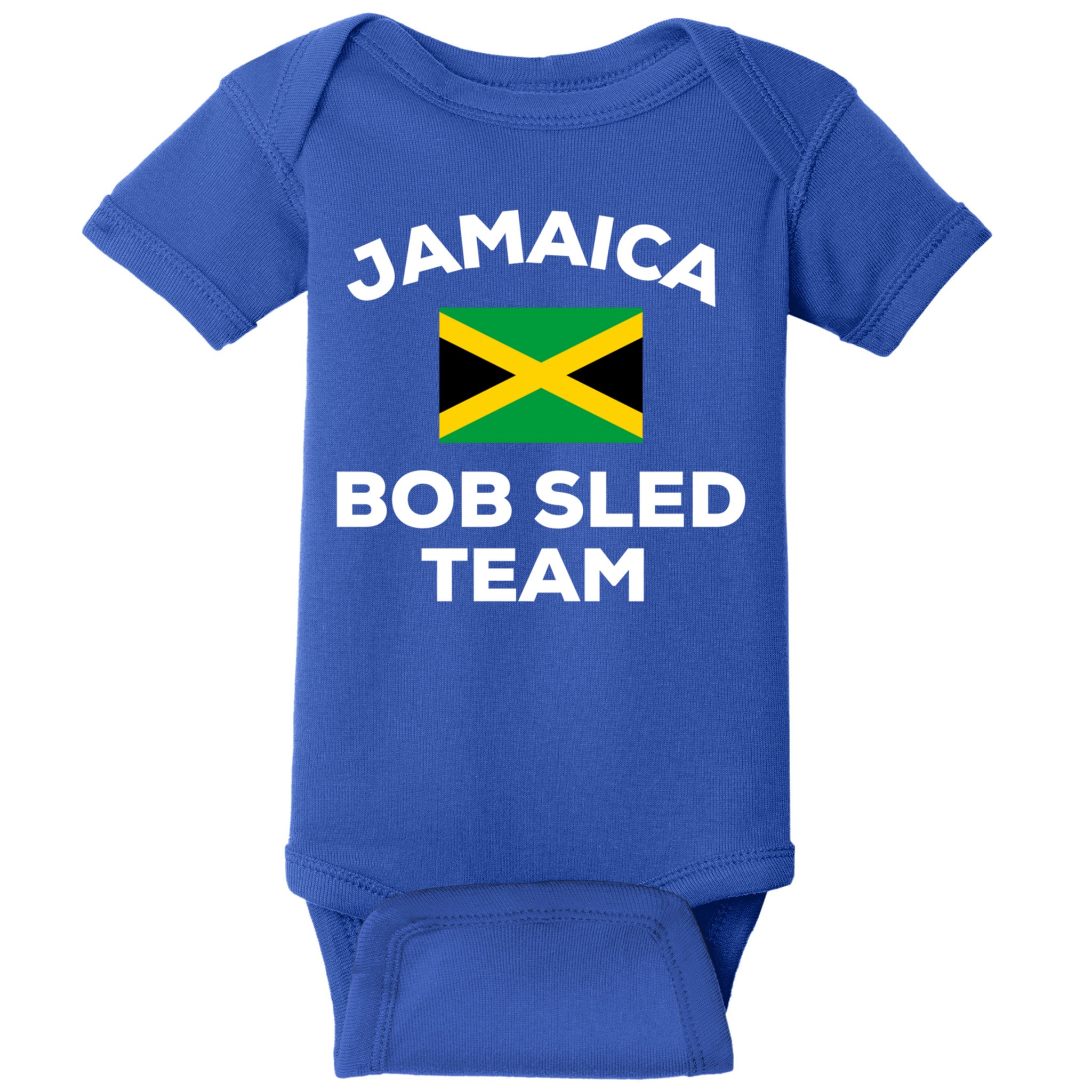 Jamaica Bobsled Team Jamaican Flag Gift Baby Bodysuit