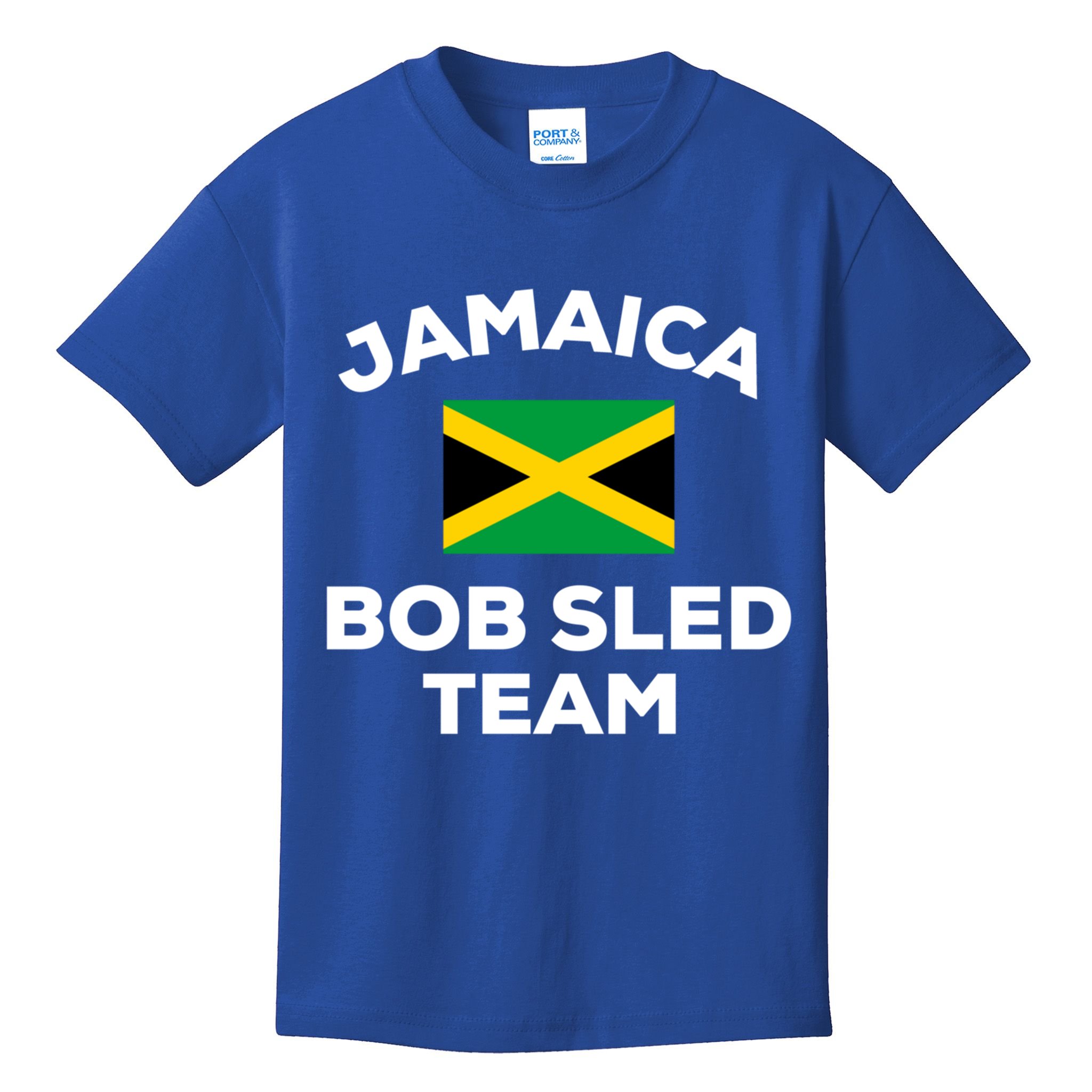 Jamaica Bobsled Team Jamaican Flag Gift Kids T-Shirt