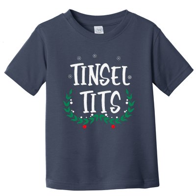 Jingle Balls Tinsel Tits Chestnuts Christmas Couple Matching Toddler T-Shirt