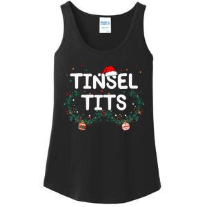 Jingle Balls Tinsel Tits Funny Matching Couple Chestnuts Ladies Essential Tank