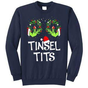 Jingle Balls Tinsel Tits Couples Christmas Matching Couple Sweatshirt