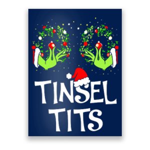 Jingle Balls Tinsel Tits Couples Christmas Matching Couple Poster