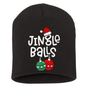 Jingle Balls Tinsel Tits Matching Chestnuts Christmas Couple Short Acrylic Beanie