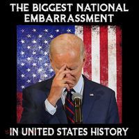 Joe Biden The Biggest National Embarrassment Baby Bodysuit