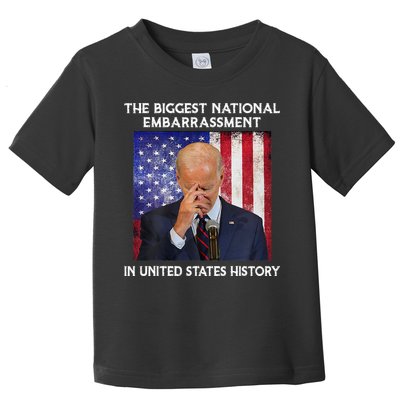 Joe Biden The Biggest National Embarrassment Toddler T-Shirt