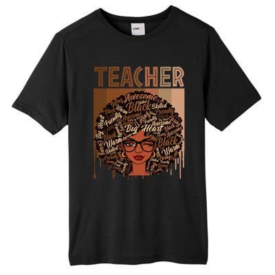 Juneteenth Black Teacher Afro Smart Africa American Gift Tall Fusion ChromaSoft Performance T-Shirt