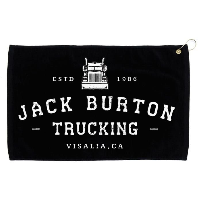 Jack Burton Trucking Visalia Ca Est. 1986 Grommeted Golf Towel