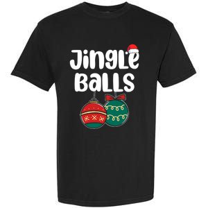 Jingle Balls Tinsel Tits Couples Christmas Matching Couple Garment-Dyed Heavyweight T-Shirt