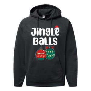 Jingle Balls Tinsel Tits Couples Christmas Matching Couple Performance Fleece Hoodie