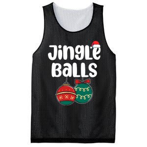 Jingle Balls Tinsel Tits Couples Christmas Matching Couple Mesh Reversible Basketball Jersey Tank