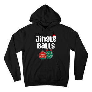 Jingle Balls Tinsel Tits Couples Christmas Matching Couple Tall Hoodie