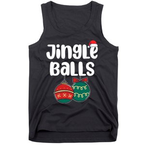 Jingle Balls Tinsel Tits Couples Christmas Matching Couple Tank Top