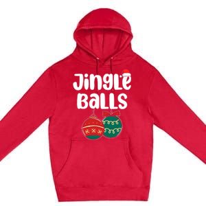 Jingle Balls Tinsel Tits Couples Christmas Matching Couple Premium Pullover Hoodie