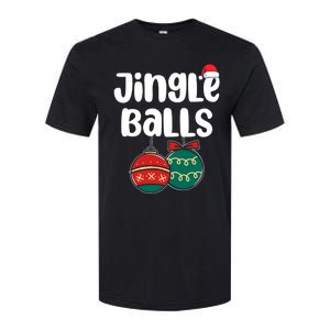 Jingle Balls Tinsel Tits Couples Christmas Matching Couple Softstyle CVC T-Shirt