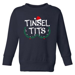 Jingle Balls Tinsel Tits Chestnuts Christmas Couple Matching Toddler Sweatshirt