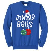 Jingle Balls Tinsel Tits Funny Matching Couple Chestnuts Gift Tall Sweatshirt