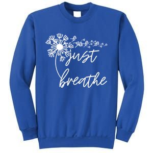 Just Breathe Thirt Breathe Meditation Gift Sweatshirt