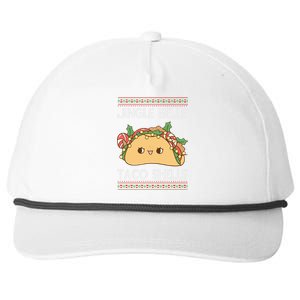 Jingle Bells Taco Shells Christmas Funny Snapback Five-Panel Rope Hat