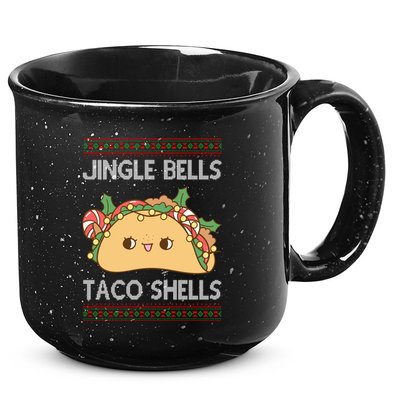 Jingle Bells Taco Shells Christmas Funny 15oz Campfire Ceramic Mug