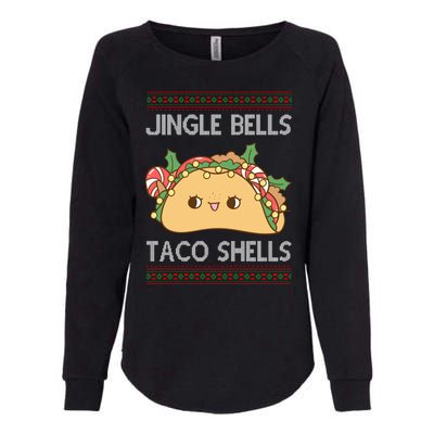 Jingle Bells Taco Shells Christmas Funny Womens California Wash Sweatshirt