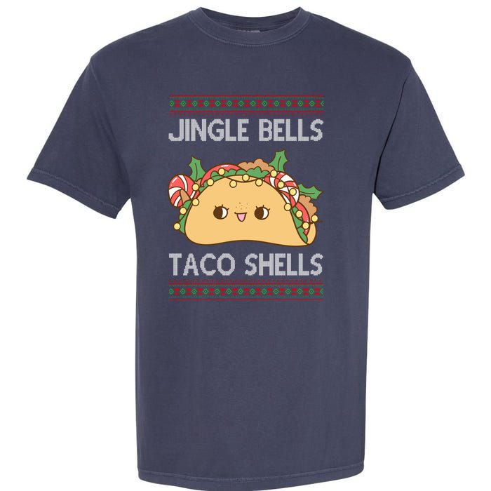 Jingle Bells Taco Shells Christmas Funny Garment-Dyed Heavyweight T-Shirt