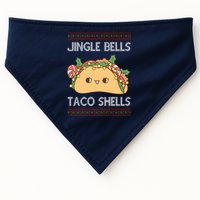Jingle Bells Taco Shells Christmas Funny USA-Made Doggie Bandana