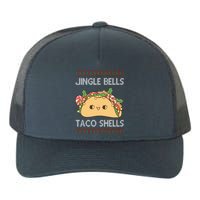 Jingle Bells Taco Shells Christmas Funny Yupoong Adult 5-Panel Trucker Hat