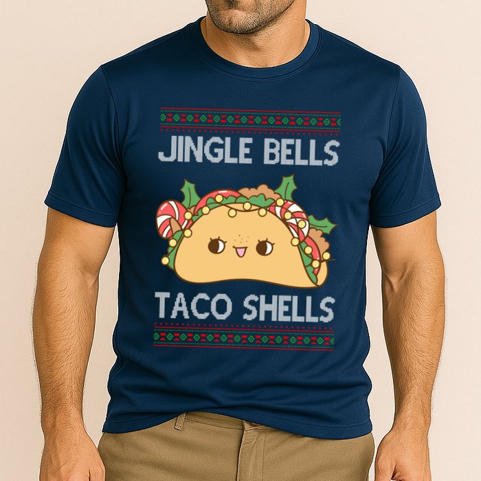 Jingle Bells Taco Shells Christmas Funny Performance Shirt