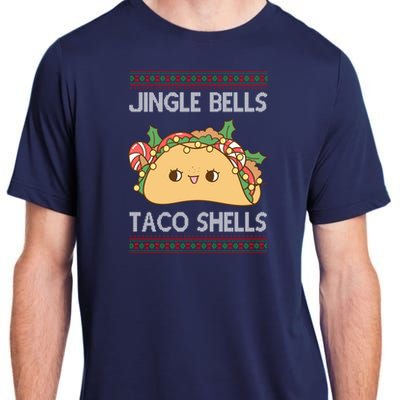 Jingle Bells Taco Shells Christmas Funny Adult ChromaSoft Performance T-Shirt