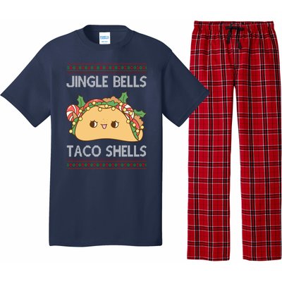 Jingle Bells Taco Shells Christmas Funny Pajama Set