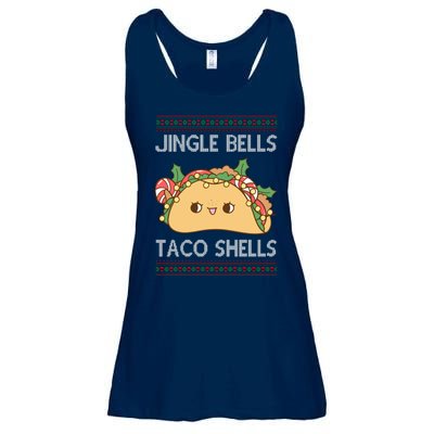 Jingle Bells Taco Shells Christmas Funny Ladies Essential Flowy Tank