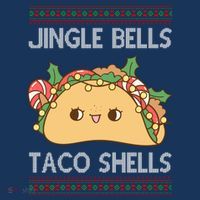 Jingle Bells Taco Shells Christmas Funny Flatbill Hat