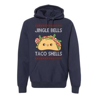 Jingle Bells Taco Shells Christmas Funny Premium Hoodie