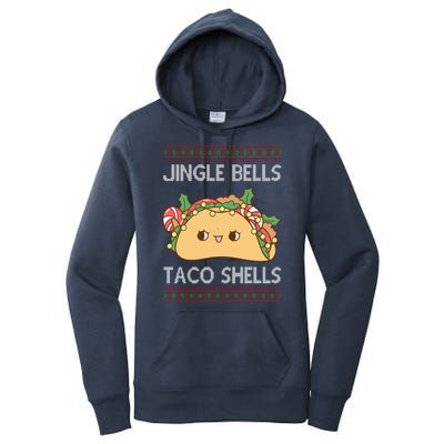 Jingle Bells Taco Shells Christmas Funny Women's Pullover Hoodie