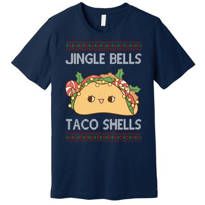 Jingle Bells Taco Shells Christmas Funny Premium T-Shirt