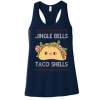 Jingle Bells Taco Shells Christmas Funny Women's Racerback Tank