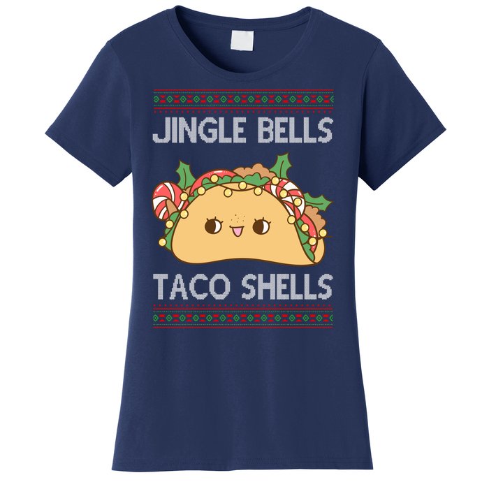 Jingle Bells Taco Shells Christmas Funny Women's T-Shirt