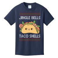 Jingle Bells Taco Shells Christmas Funny Kids T-Shirt