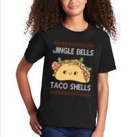 Jingle Bells Taco Shells Christmas Funny Kids T-Shirt